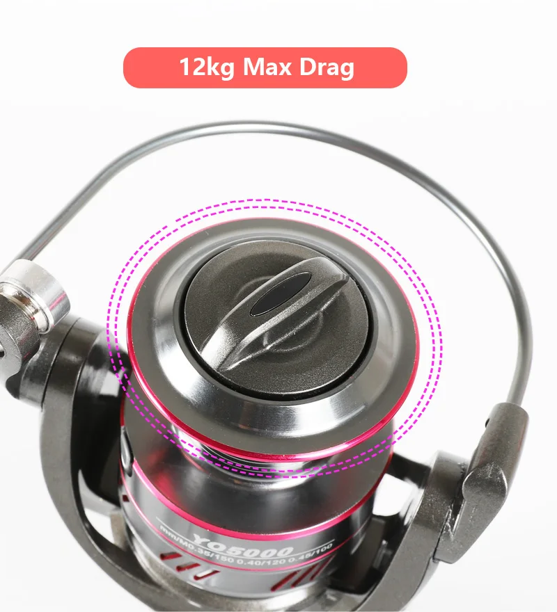 YUBOSHI Metal Rocker 5.0:1/4.7:1 Freshwater/Saltwater Carp Fishing Reel Max  Drag 15-18kg Spining Reel Fishing Tackle - AliExpress