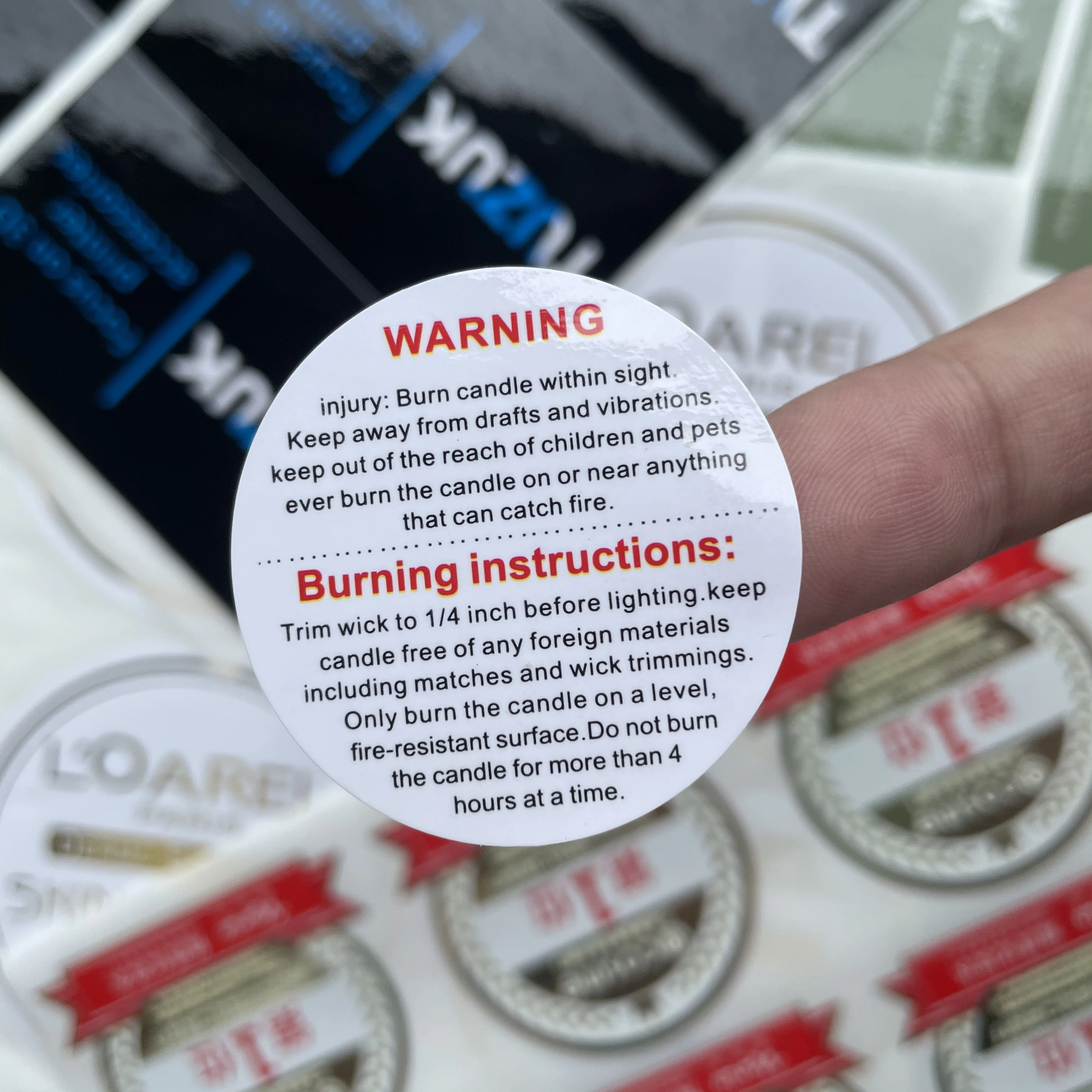 How To Design Your Own Custom Warning Labels For Your Candles