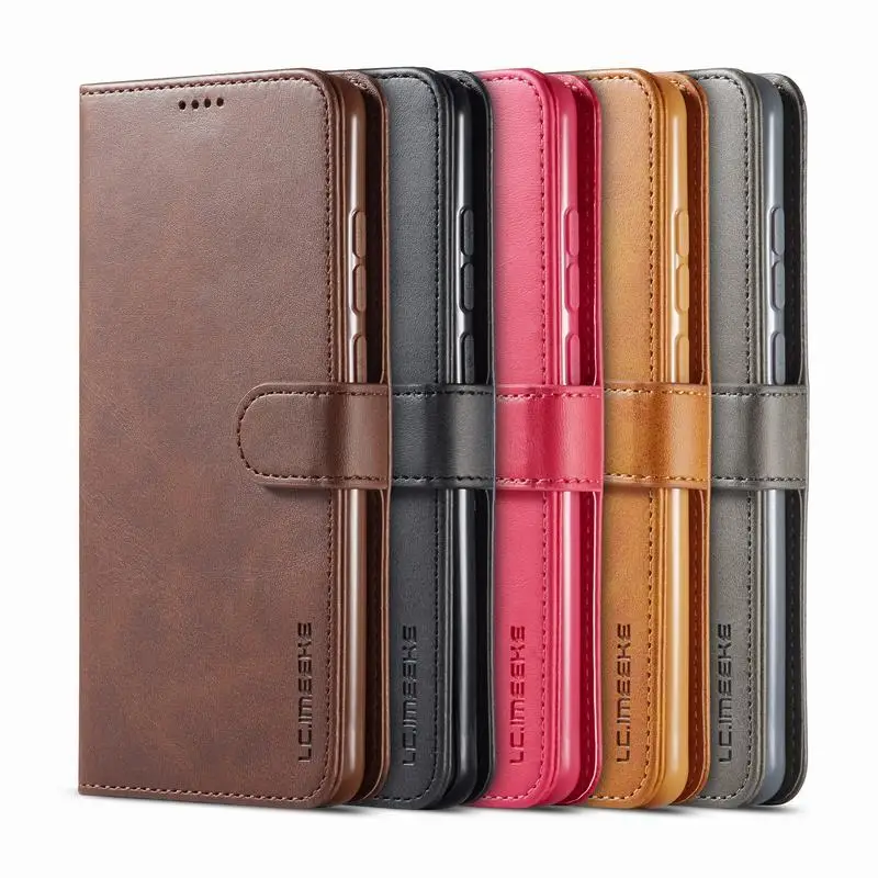 Premium Flip Leather Magnetic Wallet Phone Case - Elegant and Durable Design