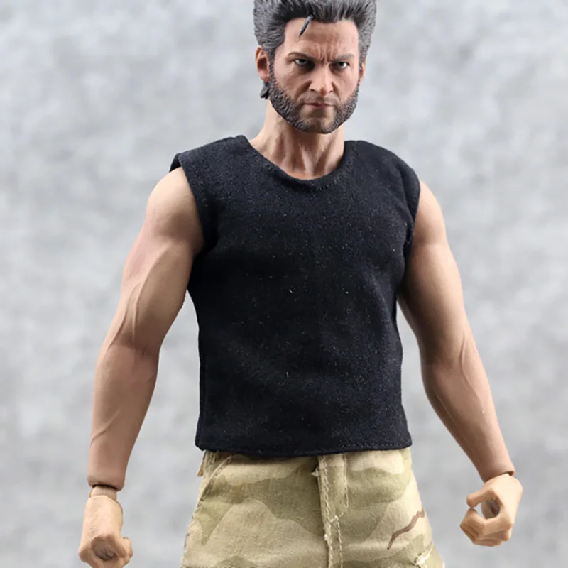 Жилет мужской однотонный на 12 дюймов в масштабе 1/6|Игровые фигурки и