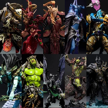 

DC WOW Arthas Menethil The Lich King illidan Stormrage Sylvanas vashj Priestess Undead Warlock action Figure model