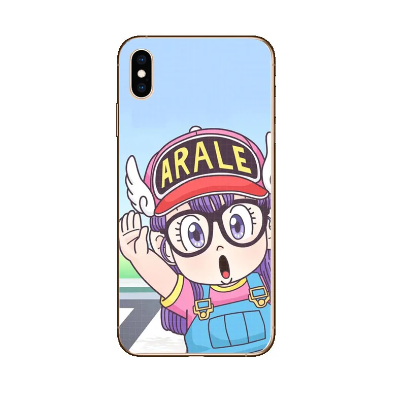 TPU Мягкий Силиконовый ТПУ чехол DRAGON BALL Arale аниме Kawaii для Apple iPhone 6 6s 7 8 Plus 5 5S SE для iPhone XS Чехлы для MAX XR - Цвет: TPU