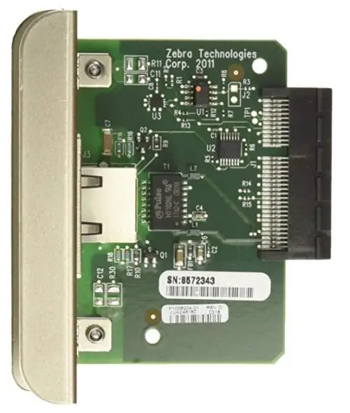 

Чистая принтсервер ETHERNET 10/100 RFID карты комплект Зебра технологии P1037974-001 внутренний материал с принтом зебры сервер 10/100 для ZT200 серии