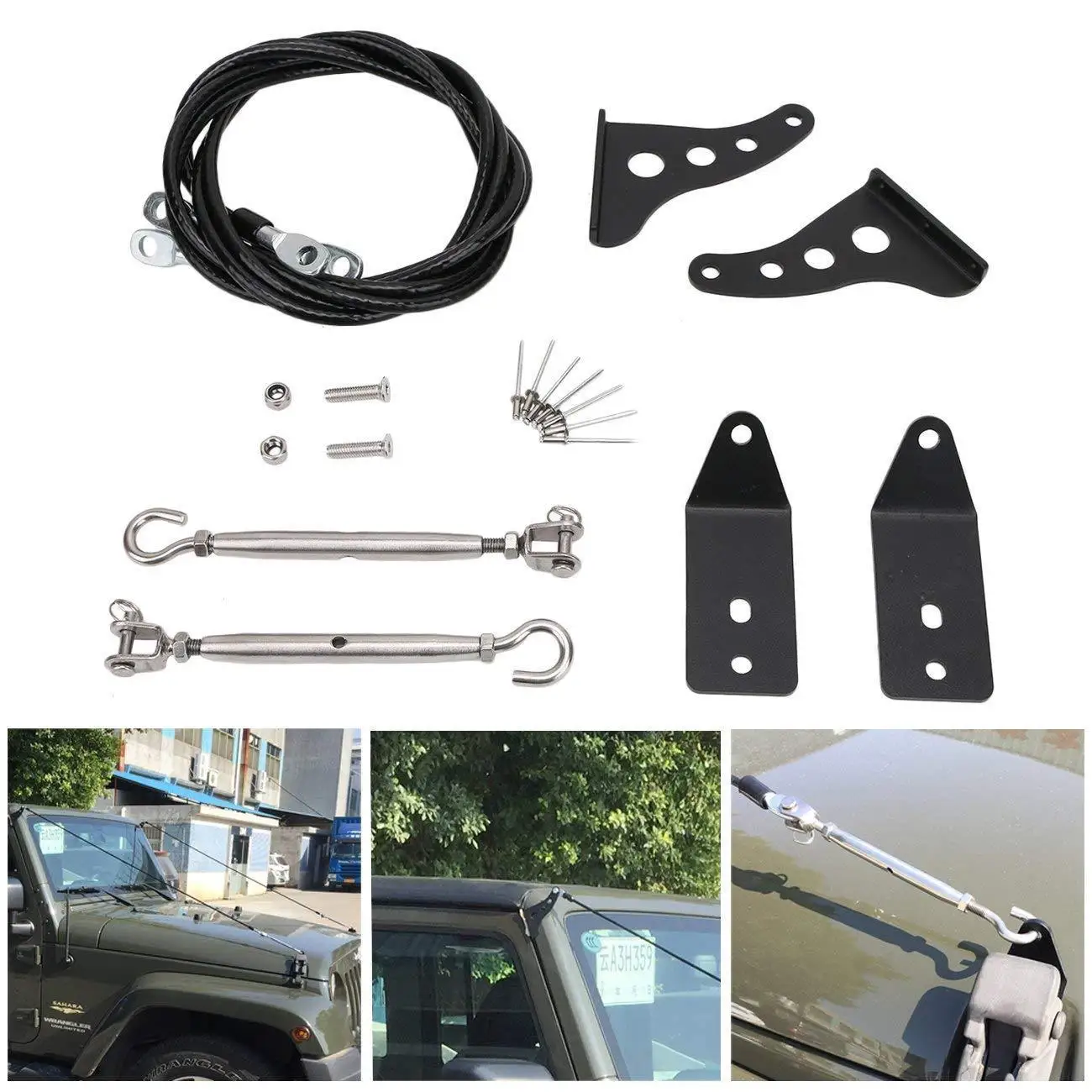 Для Jeep Wrangler JL стальной ограничитель подъемный комплект через протектор джунглей
