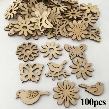 

10PCS Wooden Snowflakes Christmas Tree Hanging Pendant Home Decoration Ornaments