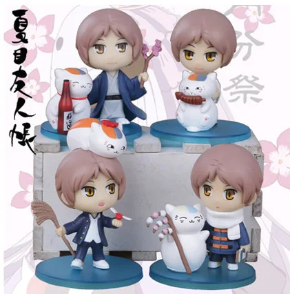 

Hi Jiafa Natsume Friends Account 4-All Seasons Cat Teacher Scene Boxed Decoration Garage Kit Model