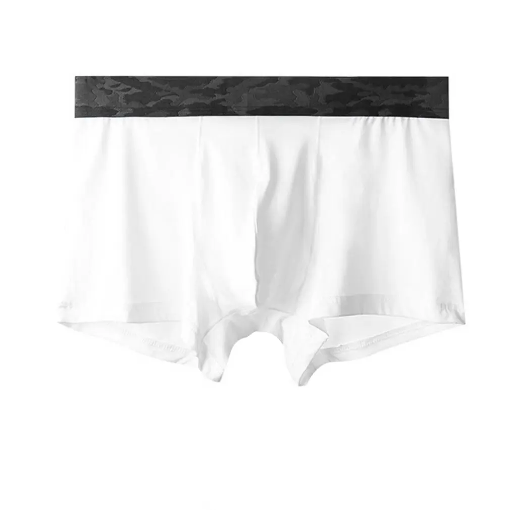 

High Quality Breathable Elastic Men Underpants Soft Pure Natural Nylon Panties Brief Male Underwear Boxer Lingerie