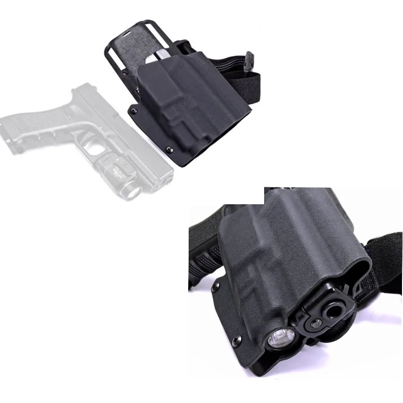 Тактическая кобура для glock серии, VP9, PPQ, FNS9 кобура посадочный адаптер Saistrap костюмы(можно установить лампу TLR-7