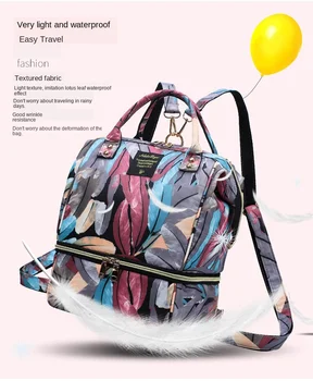 

Fashion Mommy Maternity Nappy Bag Large Capacity Baby Changing Bag Travel Backpack Designer Nursing Bag for Baby Care