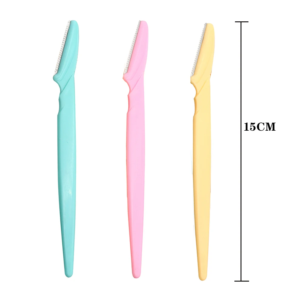 Eyebrow Trimmer Set Eyebrow Trimmer Eyebrow Razor Set Hair Shaver Eyebrow Razor Facial Hair Remover Hair Remover Eyebrow Trimmer Blade Face Shaver 3/6/9PCS Eyebrow Trimmer Hair Remover Facial Razor Blades Shaver Sharp Portable Set Makeup Tool Kit