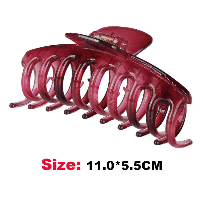 Good Quality Large Plastic Hair Crab Accessories Hair Claw Clip Good Guality For Shower Bath goody hair clips Hair Accessories