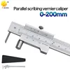 0-200mm Marking Vernier Caliper with Carbide Needle Scriber Parallel Marking Measuring Ruler Measuring Tool ► Photo 1/6