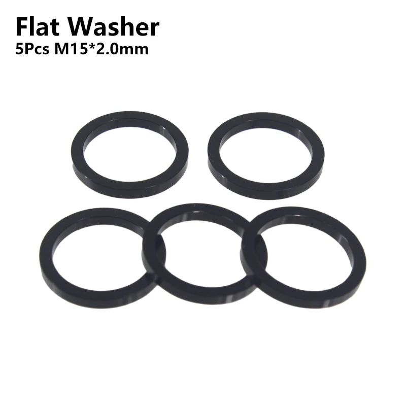 Bicycle Thru Axle Precision Washers - M12 Flat & Conical Collection