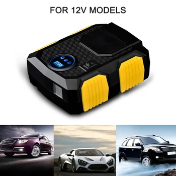

12V Car Air Compressor Pump Portable Wireless Tire Inflator Electric Tire Pump Digital Car Tire Pump Tire Inflator Wth LED Light