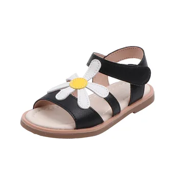 

Kids Sandals For Toddlers Girls Children Floral Sandals Beach Shoes Soft Fashion Sweet Sun Flowers Ins Hot Princess Sandals Cute