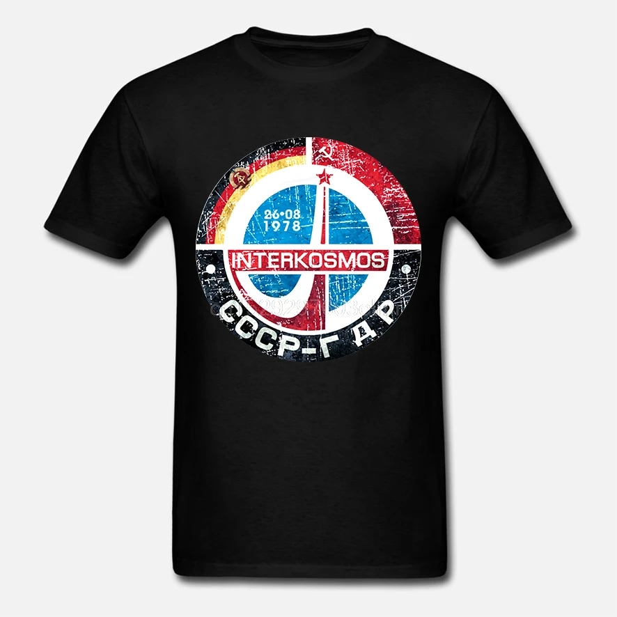 Футболка INTERKOSMOS русская космическая программа Советский Союз DDR Россия ретро CCCP |