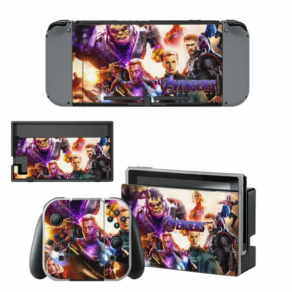 Мстители, супер герой, rend Switch Skins, наклейка nintendo switch для консоли nintendo Switch Joy-con, контроллер