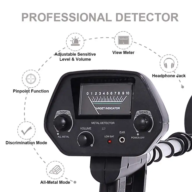 KingDetector подземный металлоискатель MD-4030 детекторы золота Охотник за сокровищами детектор цепи сказки