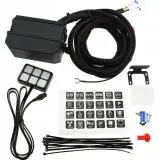 

12V 24V Circuit Control Touch Screen Boat SUV On Off 6 Gang Universal Sensitive Harness Switch Panel For Car Truck Button