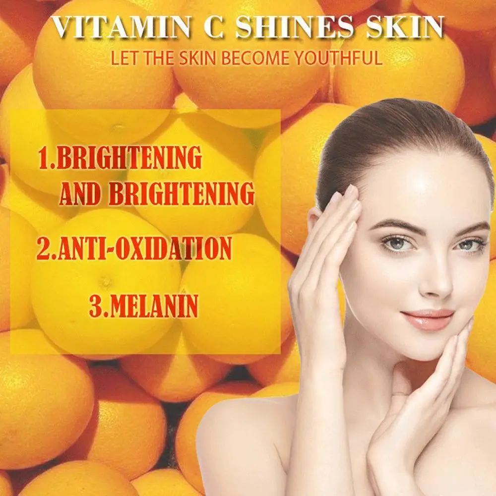 30ML Pure Vitamin C Serum Liquid Freckle Removal Acne Scars Hyaluronic Acid Anti-wrinkle Vc Face Serum Fade Dark Spot 30ML Pure Vitamin C Serum Liquid Freckle Removal Acne Scars Hyaluronic Acid Anti-wrinkle Vc Face Serum Fade Dark Spot