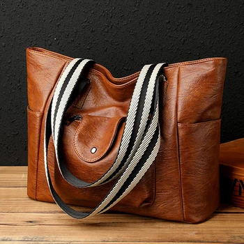 

Brand luxury designer ladies large capacity tote bag 2020 winter new ladies shoulder bag trendy messenger bag brown hot sale