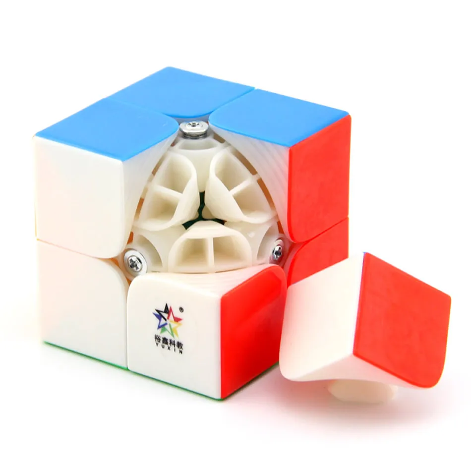 YuXin Little Magic 2x2x2 волшебный куб ZhiSheng 2x2 профессиональный скоростной скручивающийся пазл, развивающие игрушки для детей