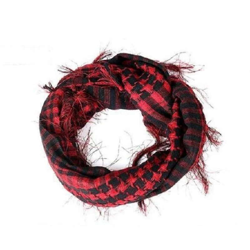 Scarf Arab Shemagh Keffiyeh Military Tactical Palestine Scarf for Men Shawl Kafiya Wrap Shemagh Scarf Fashion Scarves head scarves for men