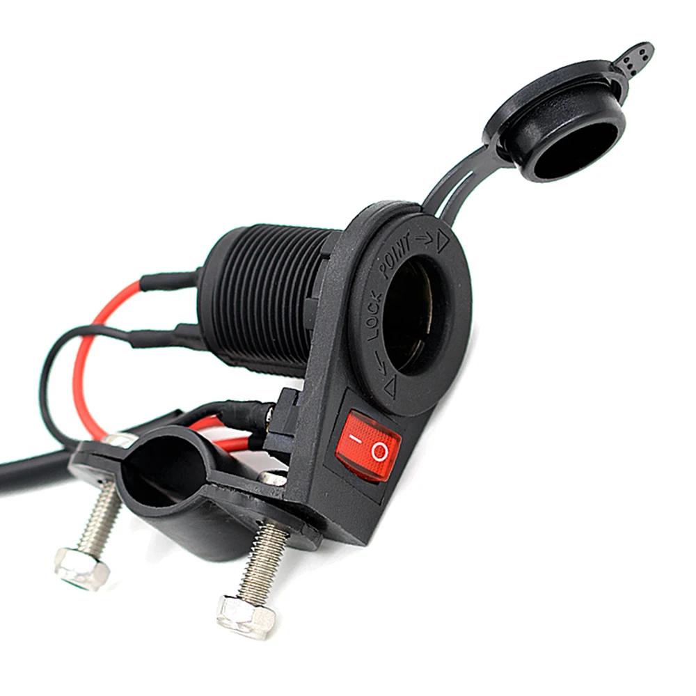 12 V-24 V пробки прикуривателя Тип Мощность разъем зарядки телефона велосипед аксессуары Водонепроницаемый Портативный Moto автомобильное электрическое зарядное устройство