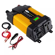 Aliexpress - Car Solar Converter Power Adapter 6000W DC 12V to AC 220V/110V with Dual USB 4.2A LED Battery Power Display Auto Parts
