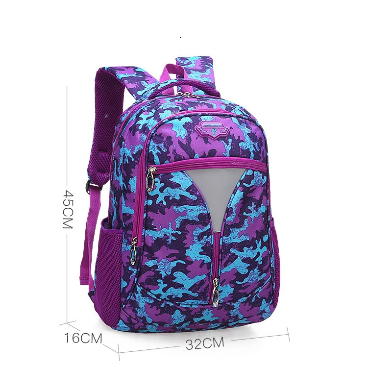Школьная камуфляжная детская модная сумка для мальчиков и девочек, школьный рюкзак, водонепроницаемая сумка, Детская сумка для книг 1-6 классов mochila