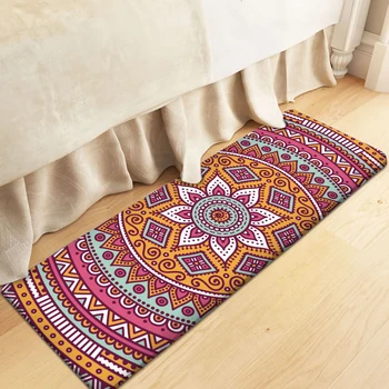 

Mandala Flower Pattern Ethnic Rectangle Rug Flannel Carpet Top Brand Home Living Room Carpets and Rugs Alfombra