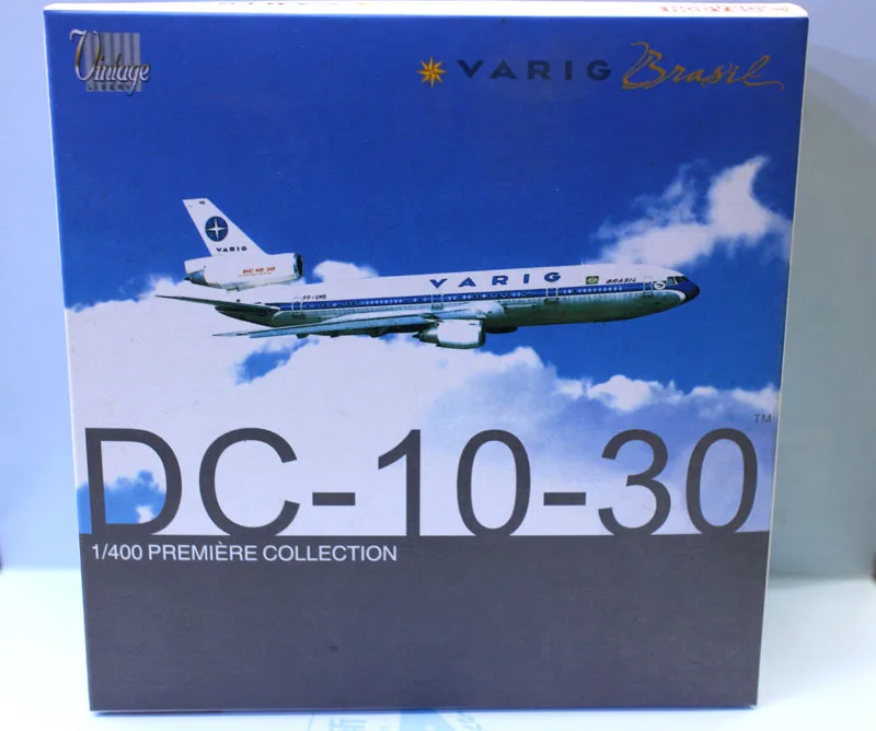 Dragon Wings Brazil Varig DC-10-30F 1:400 diecast commercial plane model 55726 