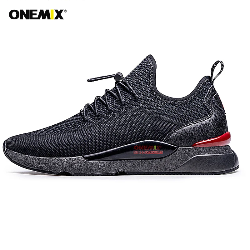 ONEMIX, мужские кроссовки, обувь, 350, повседневная обувь для бега, сетка, дышащая, черная, толстая подошва, уличная, спортивная обувь, для бега, прогулочная обувь