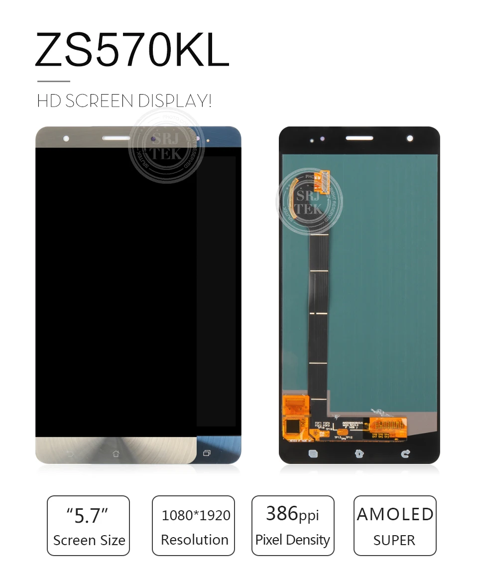Для ASUS ZS570KL ЖК-дисплей для ASUS Zenfone 3 Deluxe Z016S Z016D сенсорный экран дигитайзер Сенсорное стекло для Asus ZS570KL дисплей