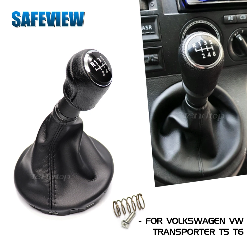 1 Pz 5/6 Speed Stick Gear Shifter Gaitor Boot Pu Leather Car Lifting Parti Interne Per Vw Carry Tr T5 T5.1 T6 2003 2005-2011