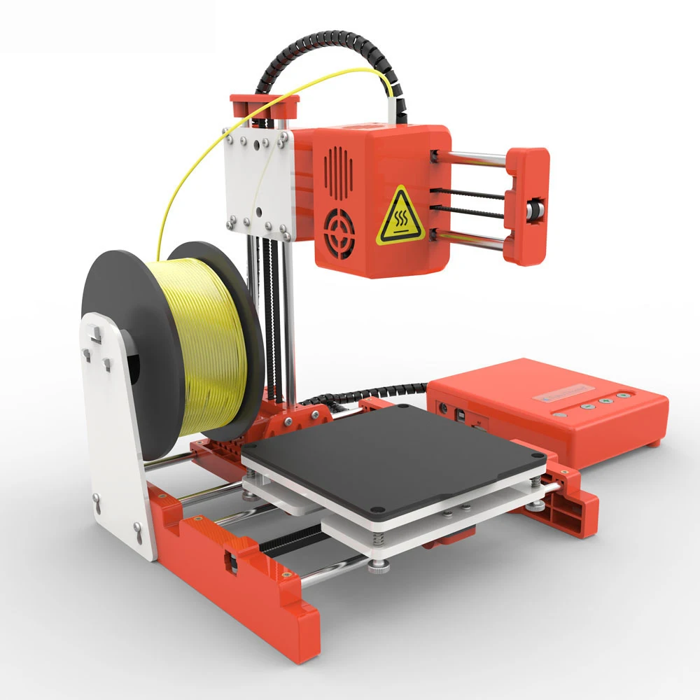 FDBRO 3d принтер, мини 3D Ender-X1, Модернизированная Магнитная пластина для сборки, повторная печать с отключением питания, Набор для творчества, хороший источник питания