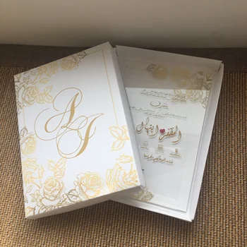 

10pcs rose laser cut indian wedding invitation card fancy custom invitations