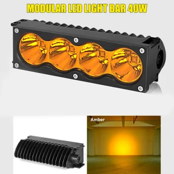 

1 Piece DC 10-30V 40W 7.5Inch LED Work Light Bar Spotlight Driving Modular Lamp For Car Truck SUV ATV Off-Road Boat Forklift