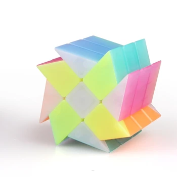 

Qiyi jully axis cube fisher windmill cube Professional Speed Cube For Puzzle Cube Neo Cubo Magico Sticker For Children toys