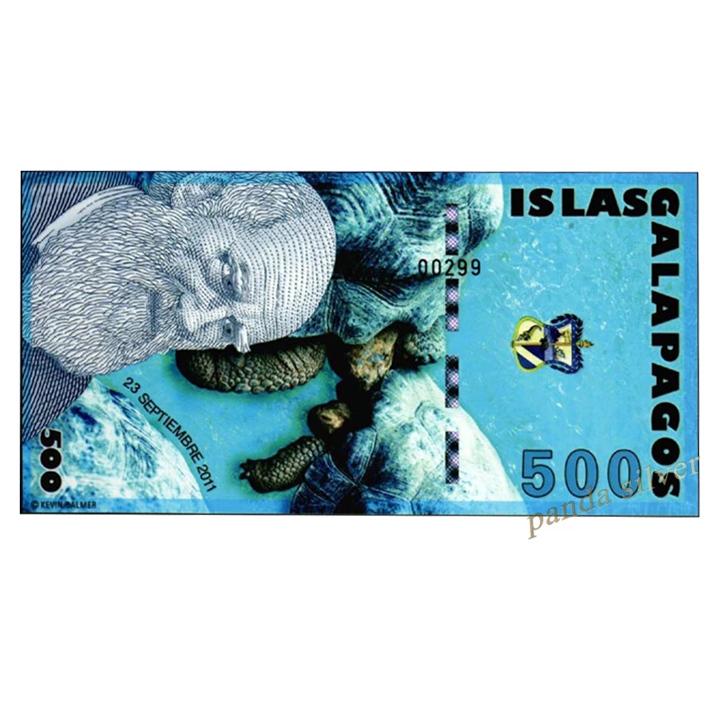 Галапагосские острова 500 Sucres, 2012, UNC, Необычные полимерные оригинальные заметки, бизнес памятные заметки