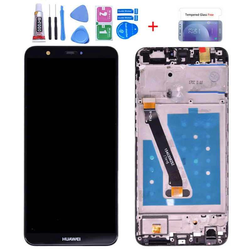 Tanie Original For Huawei P Smart LCD Display Touch Screen Digitizer Assembly For Huawei enjoy 7S With Frame FIG LA1 LX1 L21 L22 LCD