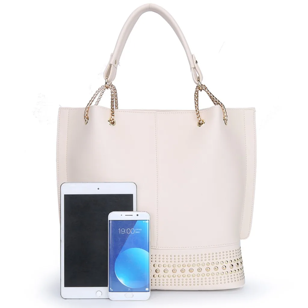 3 шт./компл. сумка модная долговечная Для женщин с бахромой, женская кожаная однотонная сумка через плечо сумка клатч-кошелек в ретро-стиле Сияющие# Zer