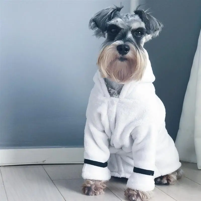 Creative Dog Bathrobe High Absorbent Quickdrying Soft Robe Warm Animal