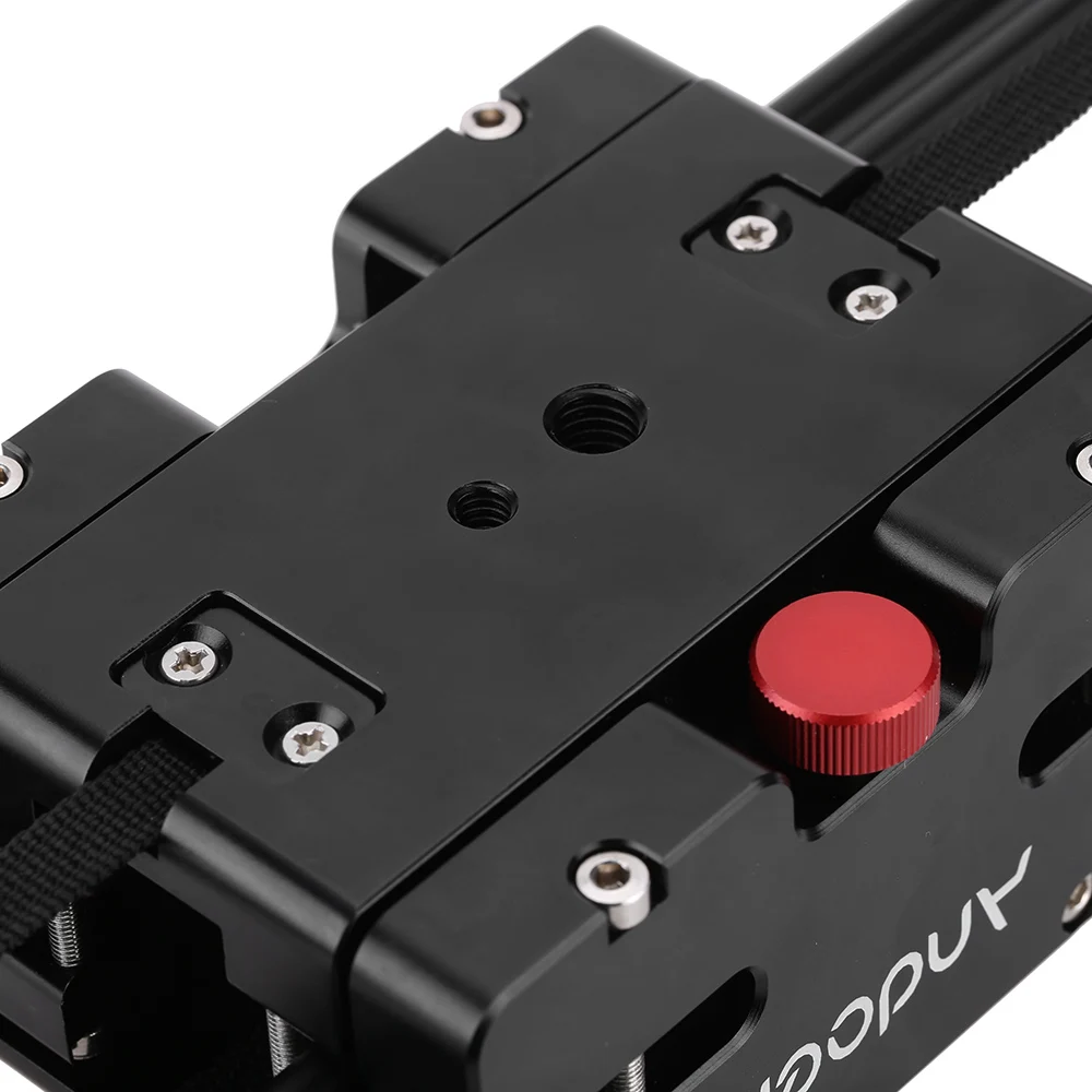 Andoer V2-500 компактный выдвижной рельсовый слайдер 50 см рельсовый стабилизатор видеокамеры с резьбовым винтом 1/" и 3/8"