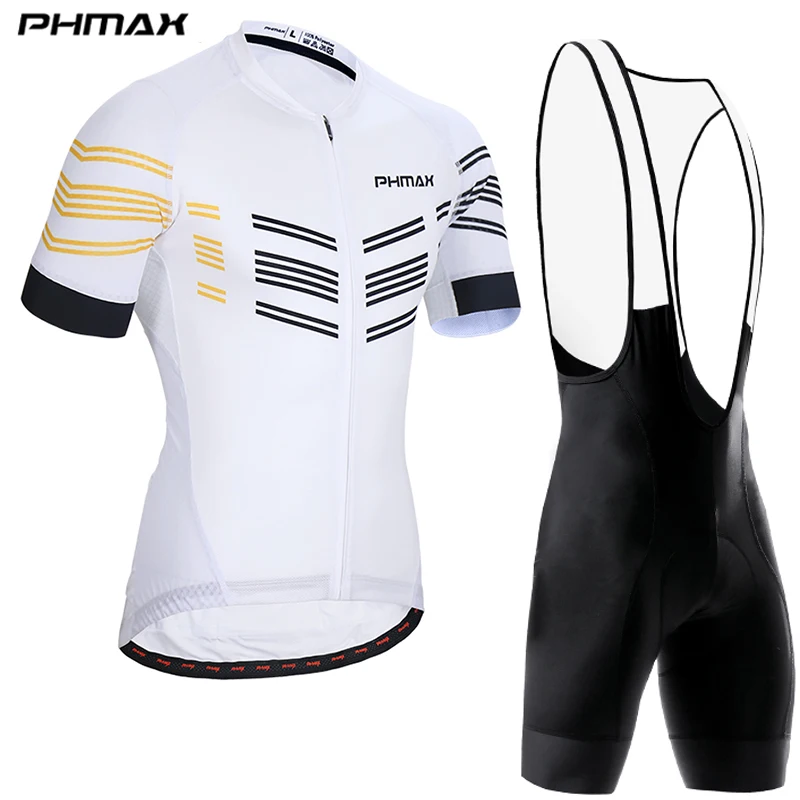PHMAX Pro комплект для велоспорта, одежда для горного велосипеда, Майо, Ropa Ciclismo, одежда для гонок, одежда для велоспорта, комплект из Джерси для мужчин - Цвет: Bib Cycling Set 01