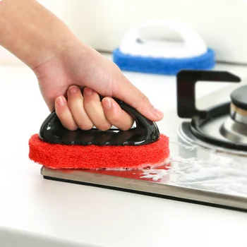 

Magic Cleaning Brush Kitchen Sponge Rust Dirt Clean Brush Bowl Washing Pot Bathroom Cleaning Supplies Protecting Hands