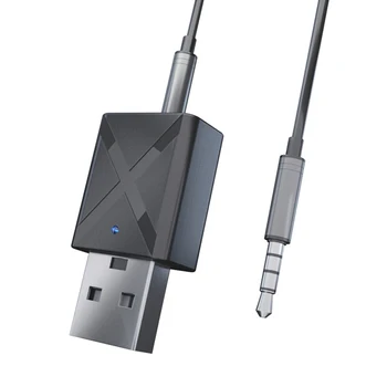 

Larryjoe 5.0 Bluetooth Transmitter Receiver Mini 3.5mm AUX Stereo Wireless Bluetooth Adapter For Car Audio Bluetooth Transmitter