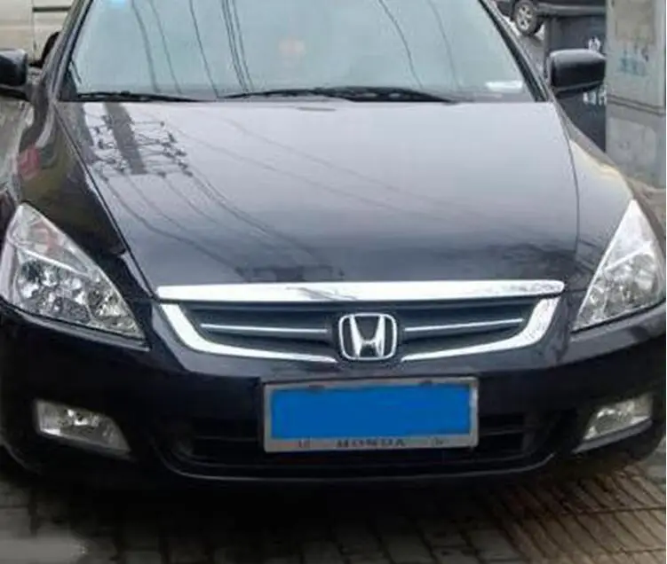 ABS Хром передний бампер решетка капот крышка двигателя планки для Honda Accord 2003-2007