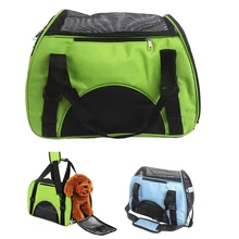 Сумка для собак кошка Messenger сумка, рюкзак Портативный собака Дорожная сумка исходящие нейлон воздухопроницаемая Сумочка Чихуахуа для маленькой собаки кошки