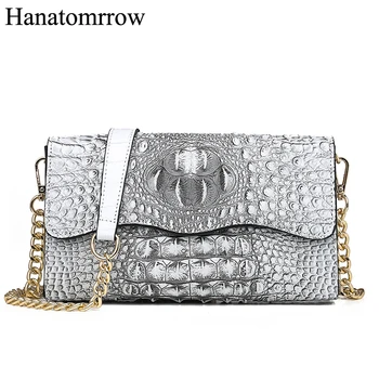 

2020 New Arrival Women Handbags Pu Leather Female Shoulder Bags Ladies Messenger Bags Alligator Small Party Crossbody Bags